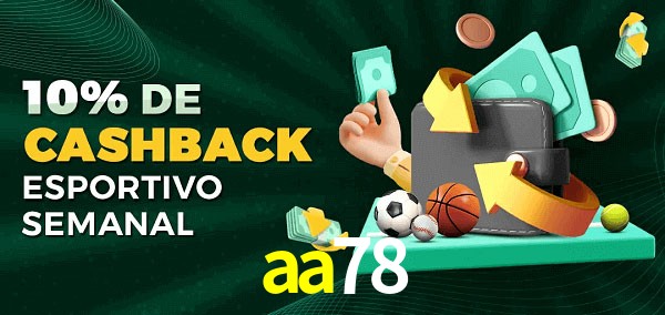 10% de bônus de cashback na aa78