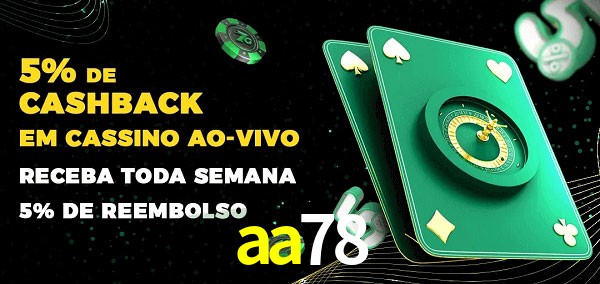 Promoções do cassino ao Vivo aa78